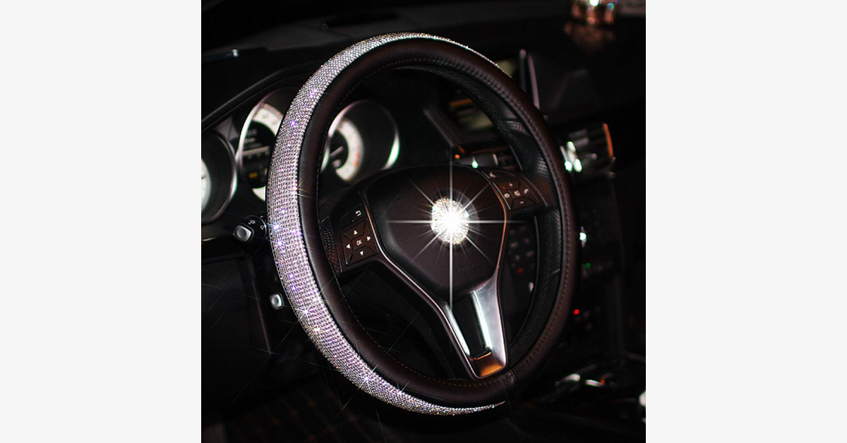 Frendorf | Swarovski Style Diamonds Lenkradbezug