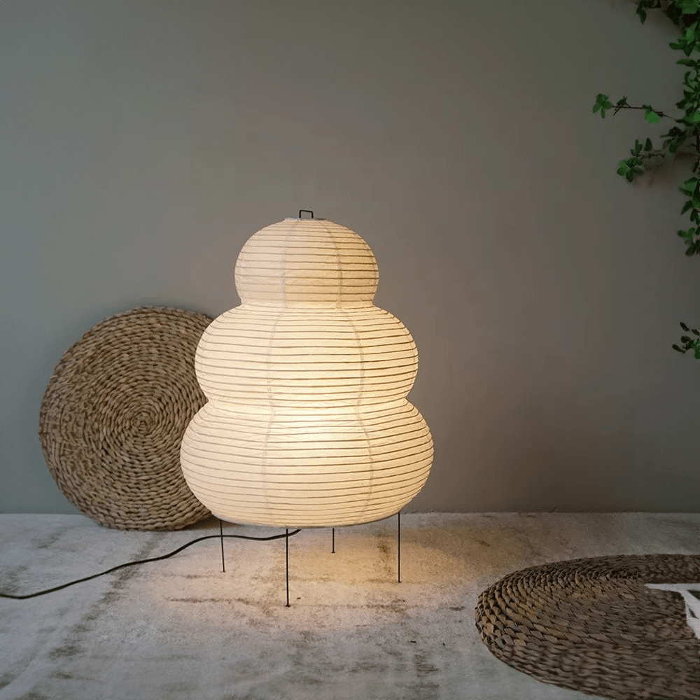 Frendorf | WabiGlow verstellbare Stehlampe aus Reispapier