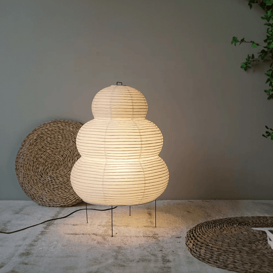 Frendorf | WabiGlow verstellbare Stehlampe aus Reispapier