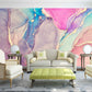 Tapete Mural Modern Nordic Light Luxury Colored Marble Wall Paper