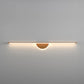 Moderne Wandlampe aus Holzbogen
