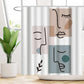 Wasserabweisendes florales Duschvorhang-Set mit modernem Design