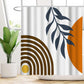 Wasserabweisendes florales Duschvorhang-Set mit modernem Design