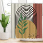 Wasserabweisendes florales Duschvorhang-Set mit modernem Design