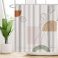 Wasserabweisendes florales Duschvorhang-Set mit modernem Design