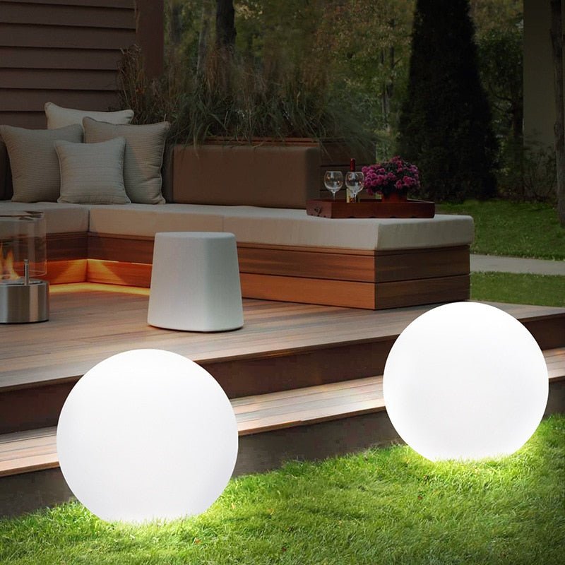 Outdoor Globe Light - Kabellos, Wetterfest, 16 Farben LED Kugelleuchte