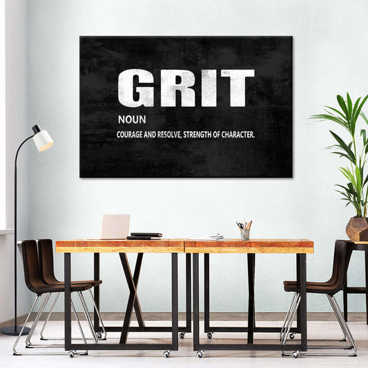 Frendorf | Grit Auf Schwarz Wandkunst