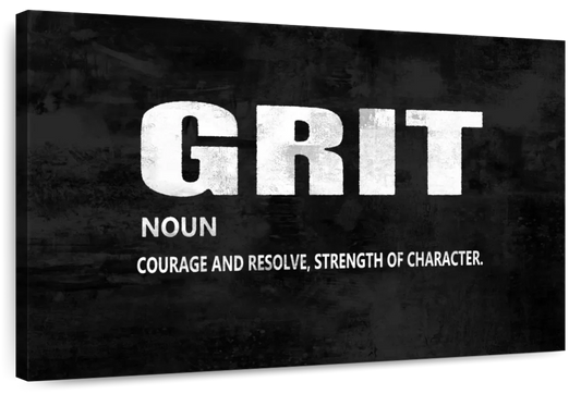Frendorf | Grit Auf Schwarz Wandkunst