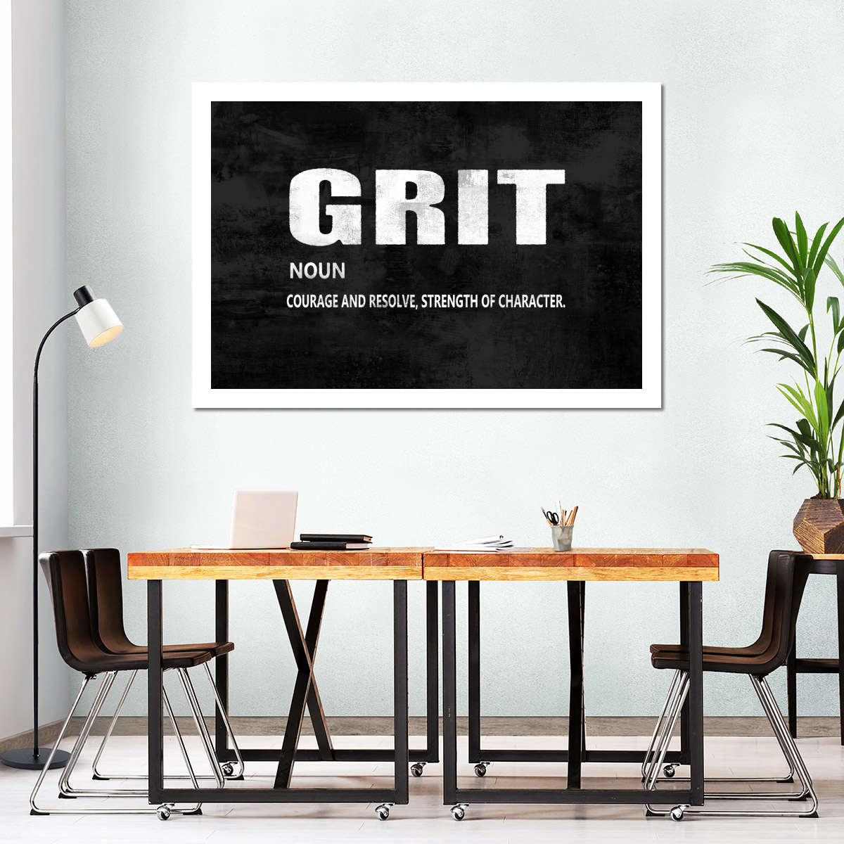 Frendorf | Grit Auf Schwarz Wandkunst