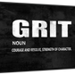 Frendorf | Grit Auf Schwarz Wandkunst