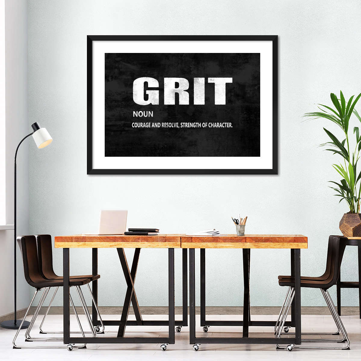 Frendorf | Grit Auf Schwarz Wandkunst