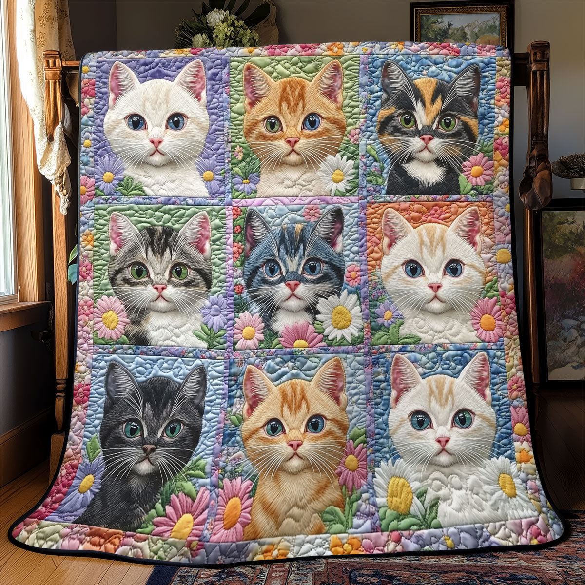 Whiskers Garten Tagesdecke
