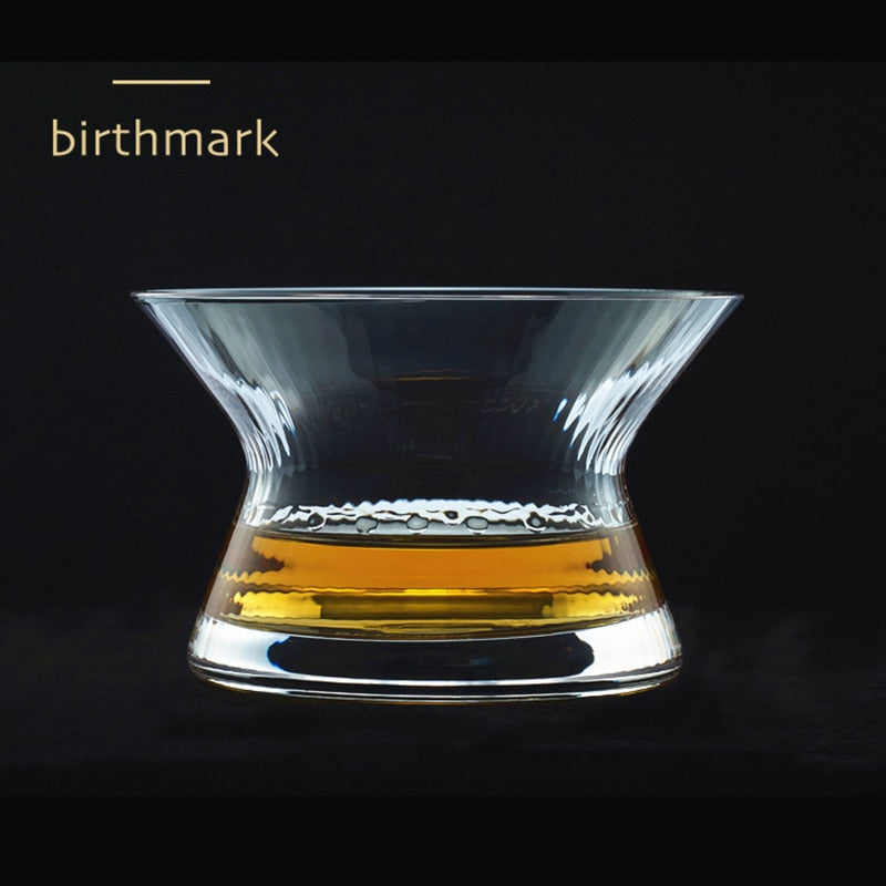 Whiskey Spin Glas Neat Schüssel Kollektion Kristall Whisky Becher