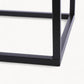 Frendorf | Mica Decorations - Goa Beistelltisch - 2er-Set - L30 x B30 x H70 cm - Metall - Schwarz