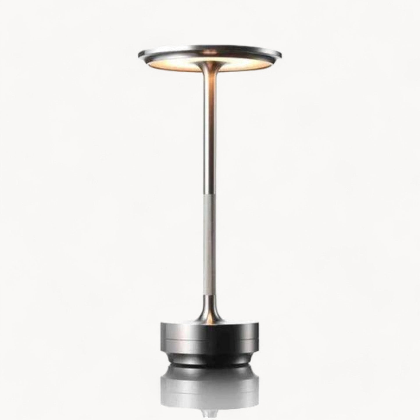 Frendorf | Kabellose NordicLight Tischlampe | USB Aufladbar, Metall, Dimmbar