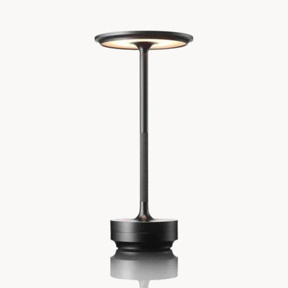 Frendorf | Kabellose NordicLight Tischlampe | USB Aufladbar, Metall, Dimmbar