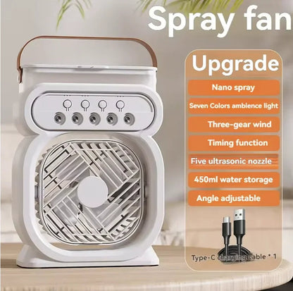 Frendorf | 3 in 1 tragbare Klimaanlage mit Nachtlicht und Luftbefeuchter