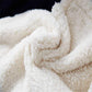 Flanell-Sherpa-Decke mit amerikanischer Flagge