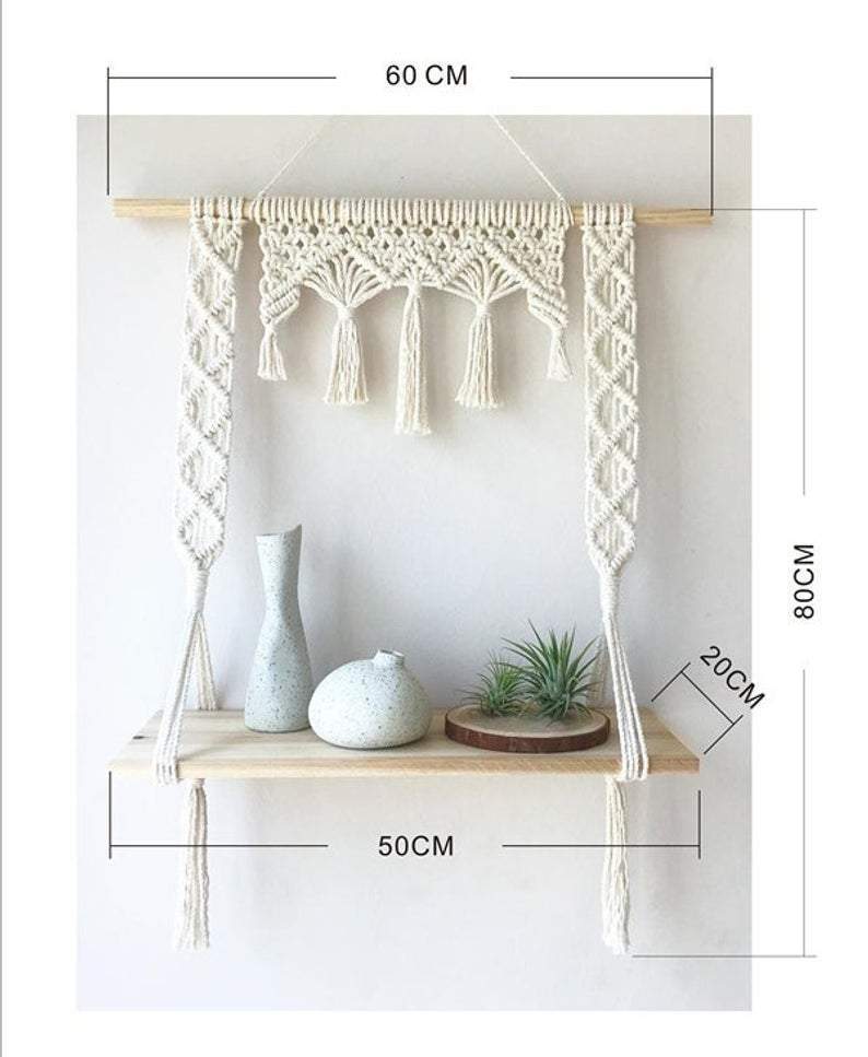 Macrame Hängetablett