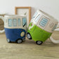 Frendorf | RetroRide Hippie Bus Kaffeetasse | Vintage Design | Perfekt für Kaffee & Tee Liebhaber