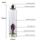 Natürliche Amethyststein-Wasserflasche