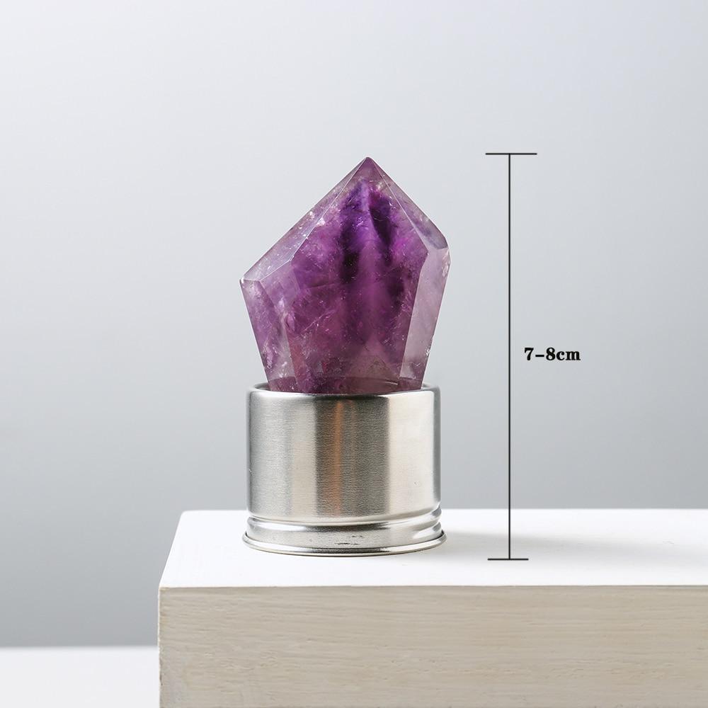 Natürliche Amethyststein-Wasserflasche