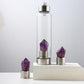 Natürliche Amethyststein-Wasserflasche