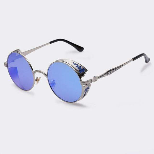 Frendorf | Steampunk Vintage Runde Sonnenbrille Limitierte Auflage
