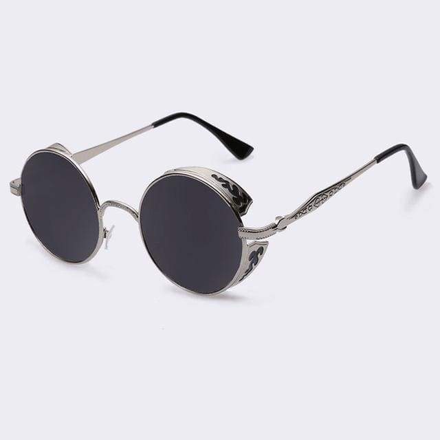 Frendorf | Steampunk Vintage Runde Sonnenbrille Limitierte Auflage