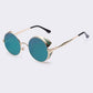 Frendorf | Steampunk Vintage Runde Sonnenbrille Limitierte Auflage