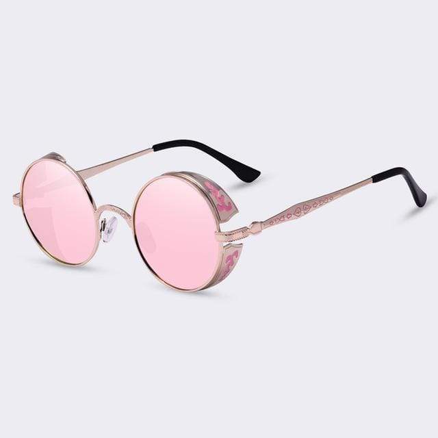 Frendorf | Steampunk Vintage Runde Sonnenbrille Limitierte Auflage