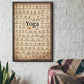 Yoga-Posen Wandposter
