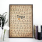 Yoga-Posen Wandposter