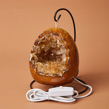 Natürliche Kristalllampe