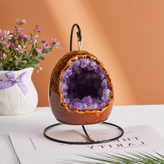 Natürliche Kristalllampe