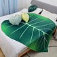 Frendorf | LeafHaven Philodendron Gloriosum Decke | Weiche Riesenblatt-Kuscheldecke | Tropische Deko für Zuhause