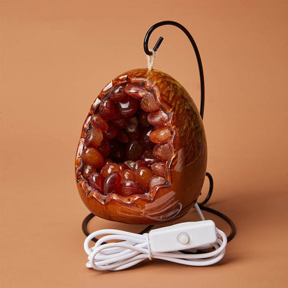 Natürliche Kristalllampe