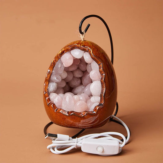 Natürliche Kristalllampe