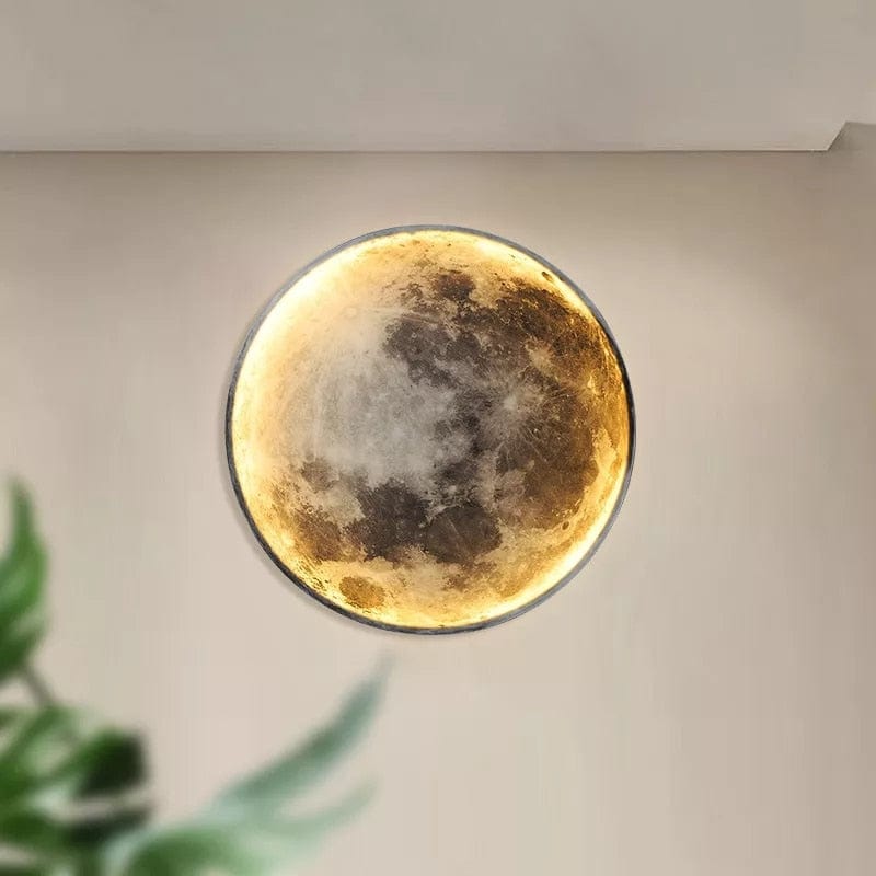 Wandmontierte Mondlampe