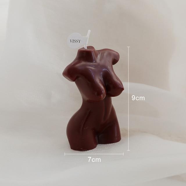 Weibliche Form Kerzen (5 Farben)