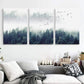 3-teilige Nordic Forest Landscape Wandkunst