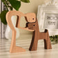 Unbedingte Liebe Holzfigur