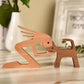 Unbedingte Liebe Holzfigur