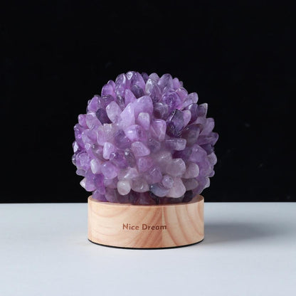 Aventurin Quarz Kristalllampe