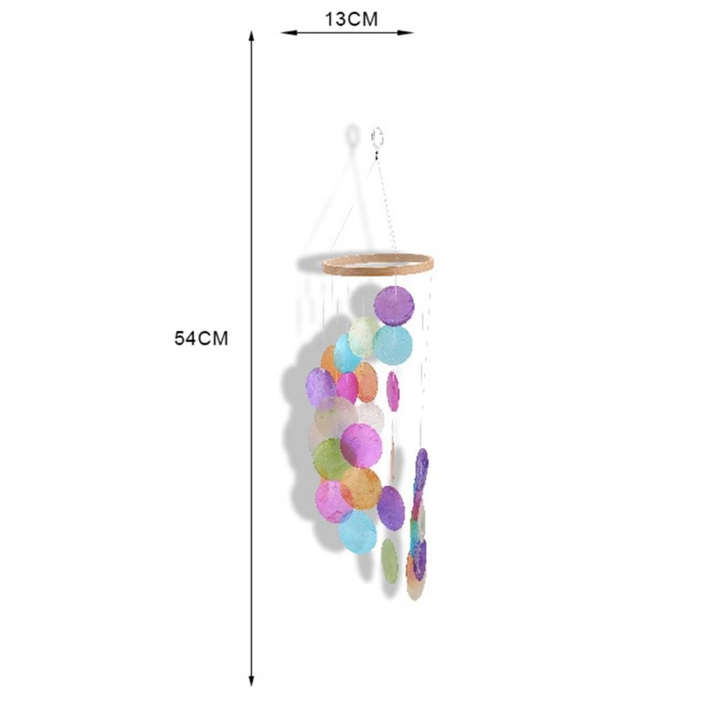 Bunte Capizmuscheln Windspiele