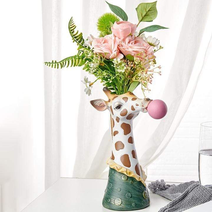 Süße Tiere Blumenvase