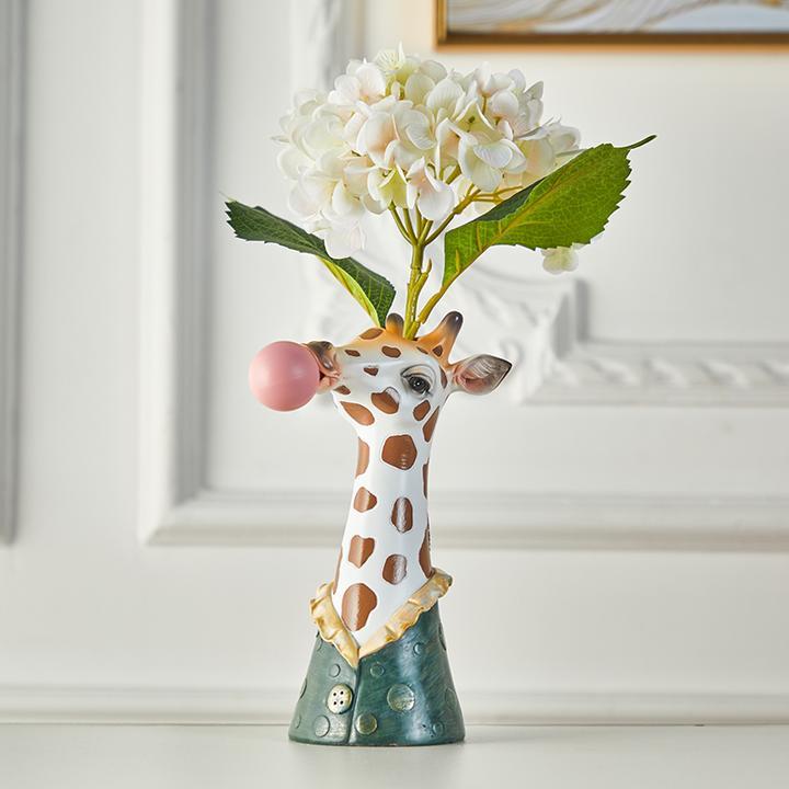 Süße Tiere Blumenvase