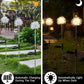 Löwenzahn Gartenlichter, Solarbetrieben