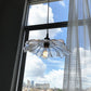 Blumenblatt Buntglas Pendelleuchte