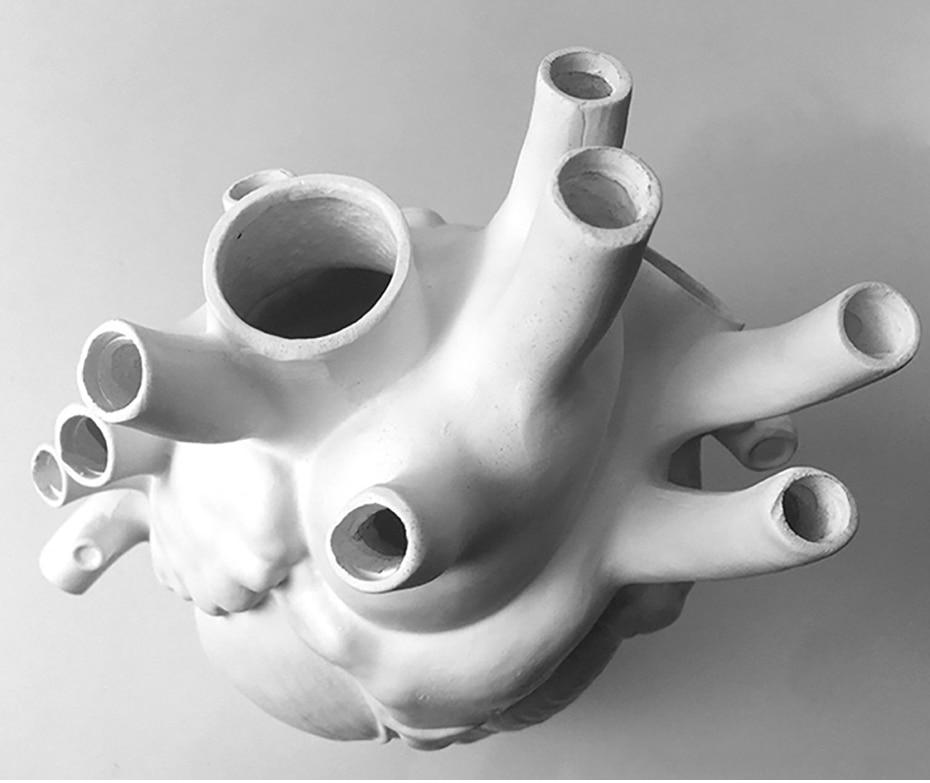 Herz Blumen Vase